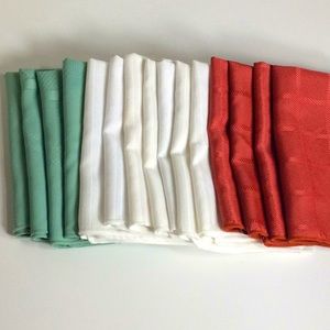 Red, White, and Green Table Napkins